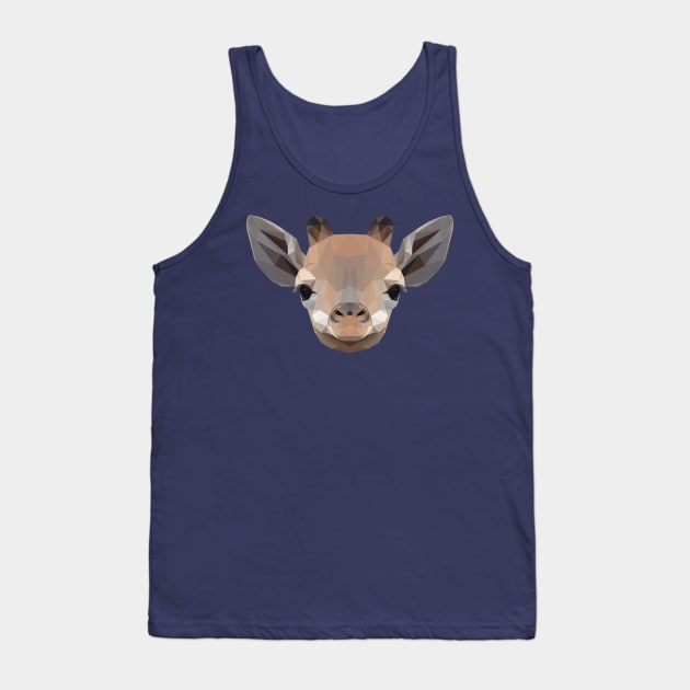 Low poly baby giraffe Tank Top by ErinFCampbell